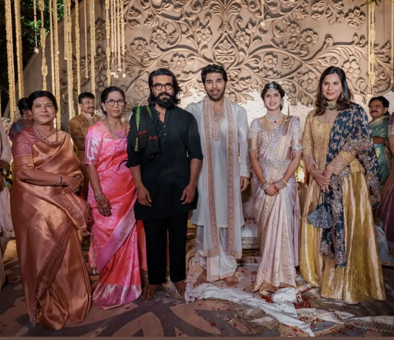 Their wedding was also attended by Ram Charan and his wife Upasana. They posed for pics with couple.